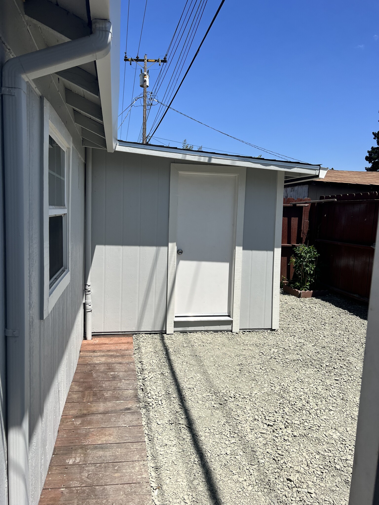 outdoor laundry room/storage - 216 1/2 cherry st