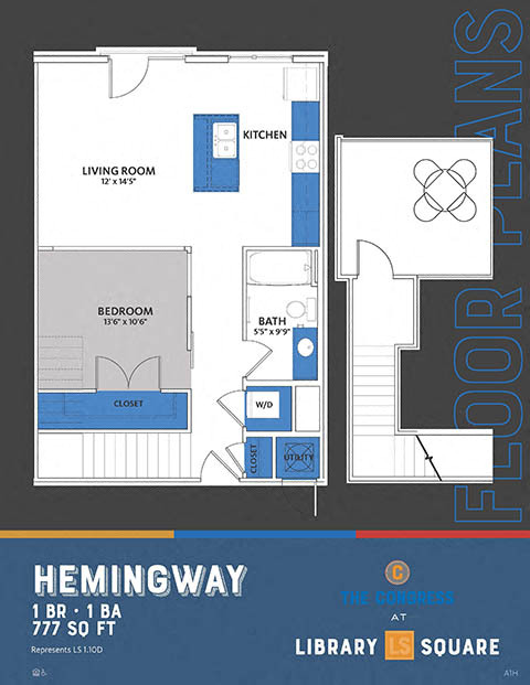 Floorplan - The Congress at Library Square