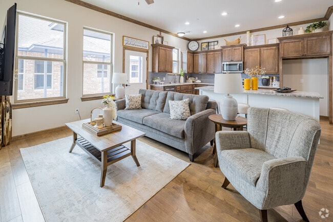 2BR, 1BA - Living room and Kitchen - Belmont Cove North