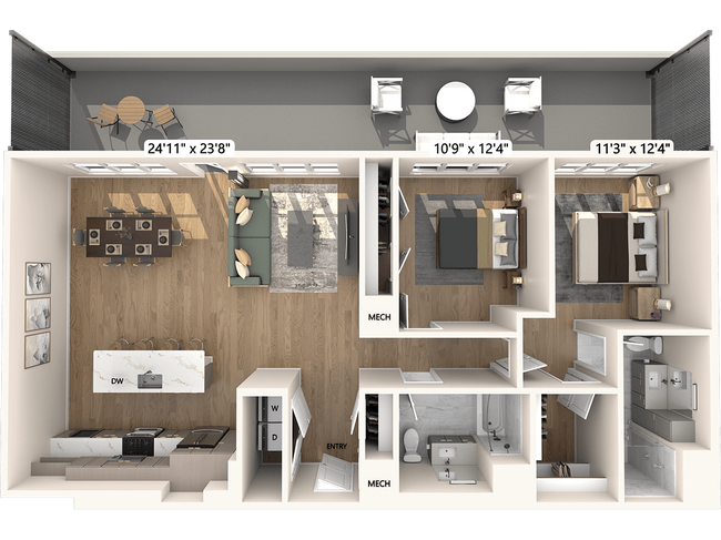 Floorplan - Avalon W Squared