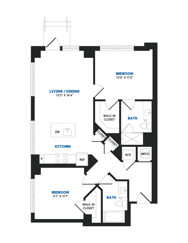 Floorplan - The Chase at Bryant Street