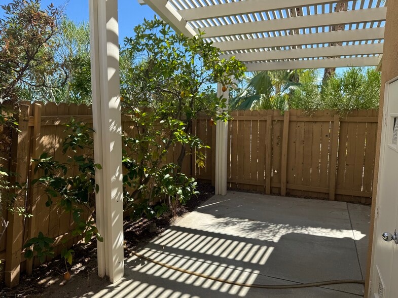 Private patio off the master bedroom. - 1450 E Granvia Valmonte