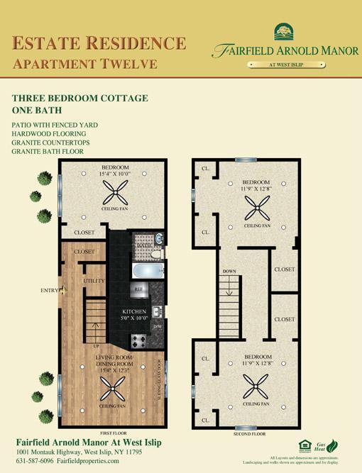 Floorplan - Fairfield Arnold Manor At West Islip