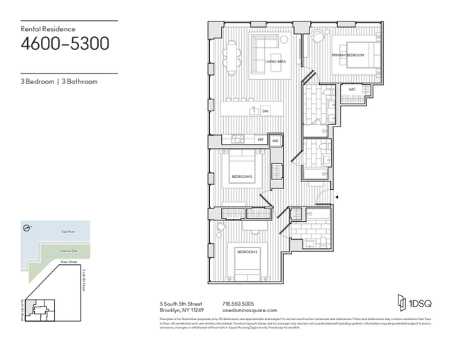 Floorplan - One Domino Square