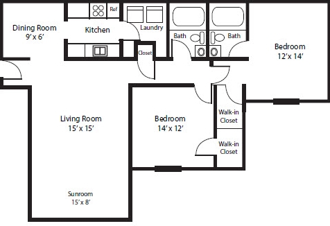 2BR/2BA - Magnolia Place at Stockbridge