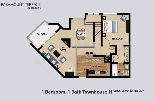Floorplan - Paramount Terrace Apartments