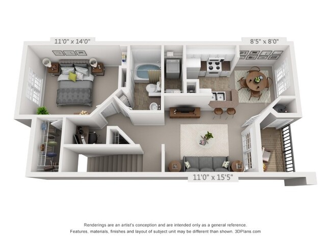 Floorplan - The Retreat at Fox Hollow