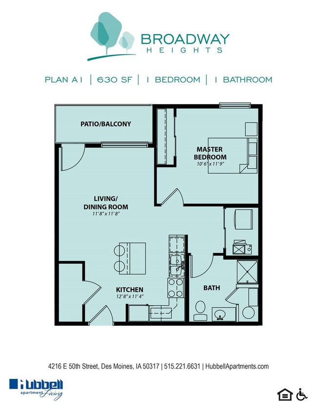 Plan A - Broadway Apartments at Capitol Heights