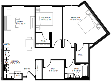 Floorplan - Eastside 1256