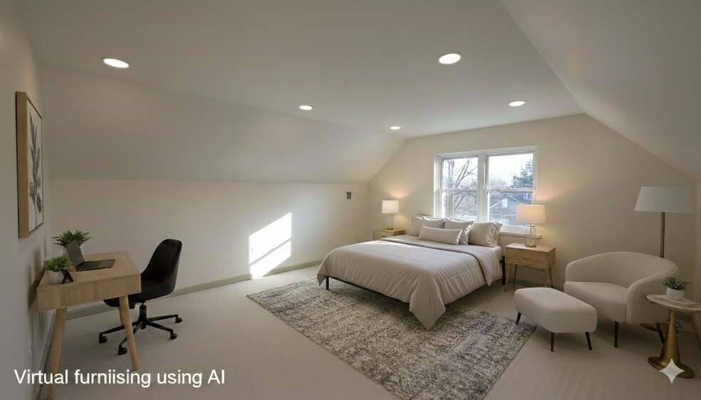 3rd floor bedroom 1 virtually furnished - 347 Spahr St