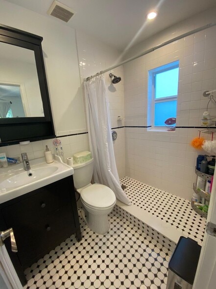 Bathroom with walk-in shower - 225 South Dr