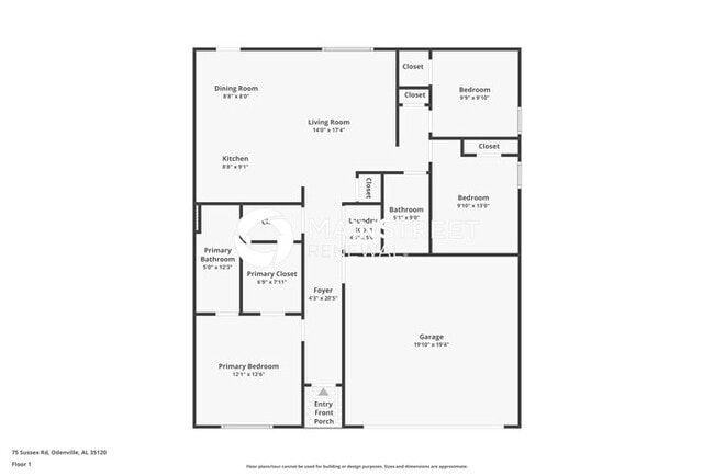 Building Photo - 3 Bedroom Pet-Friendly Home in ODENVILLE, AL with Main Street Renewal