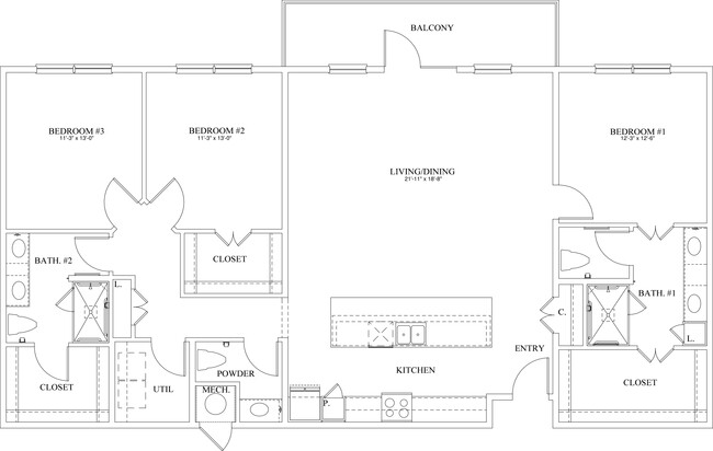 Floorplan - The Dorset