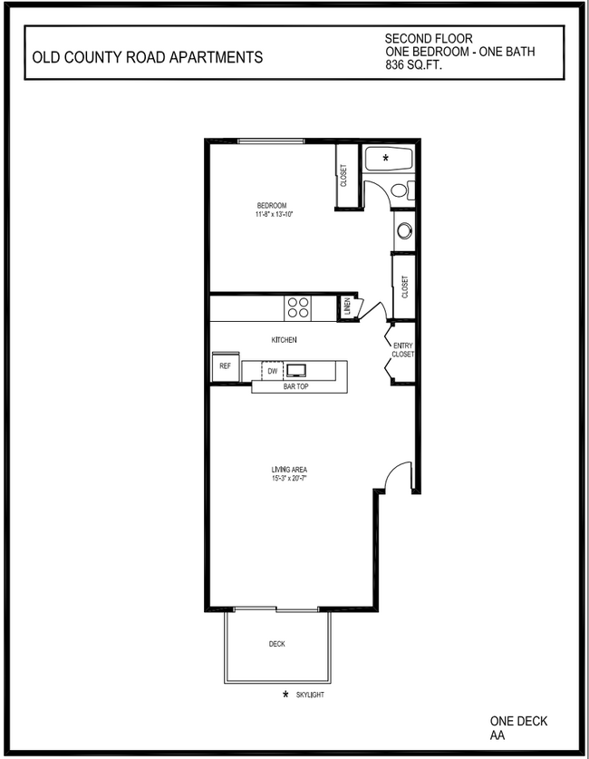 Floorplan - Old County Road Apartments