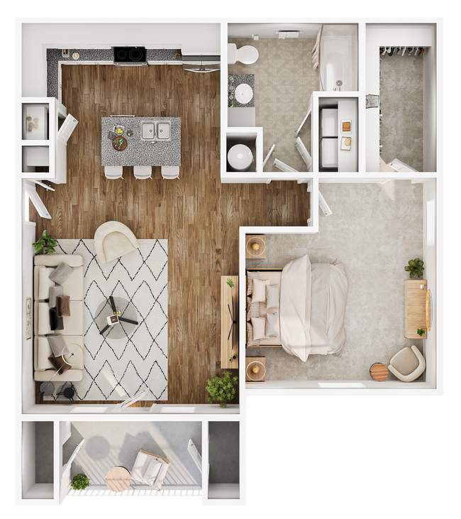 Floorplan - Hathaway at Lake Norman Apartments