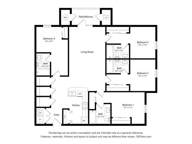 Floorplan - The Hub at Palmetto Pointe