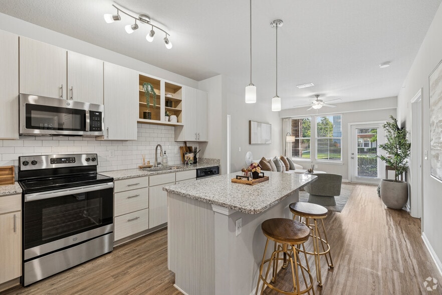 The Overbrook - 2BR, 2BA - 1,125SF - Kitchen - TRAILSIDE VERDAE APARTMENTS
