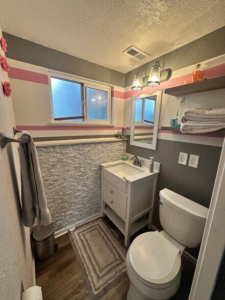 Bathroom downstairs with standing shower - 219 Thayer Dr