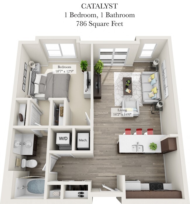 Floorplan - Venture Apartments iN Tech Center