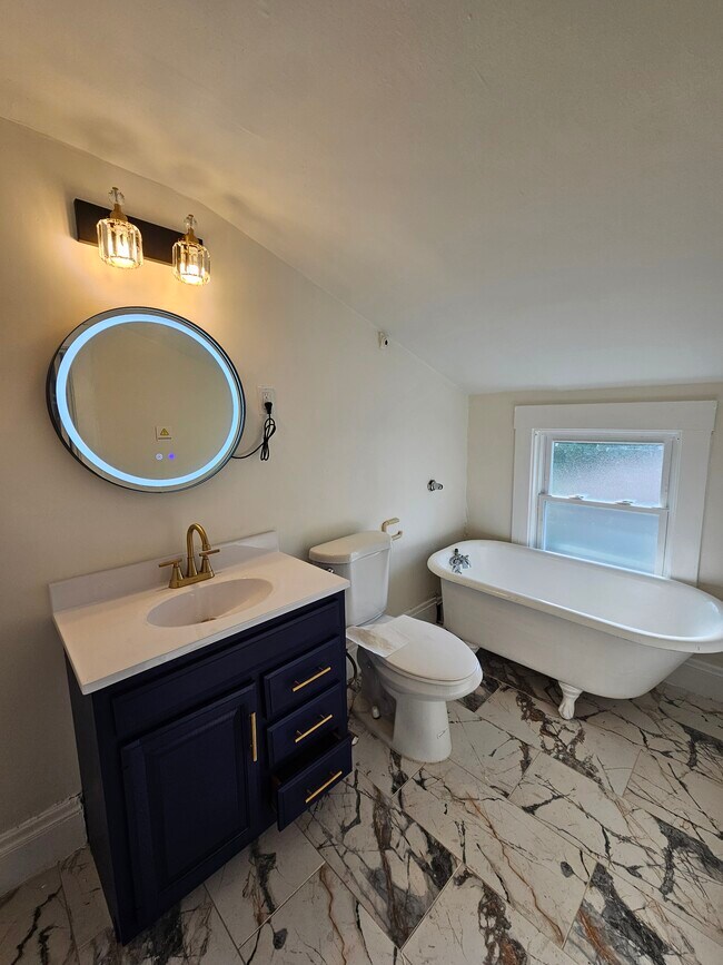 Newly remodeled third floor bath - 14650 Superior Rd
