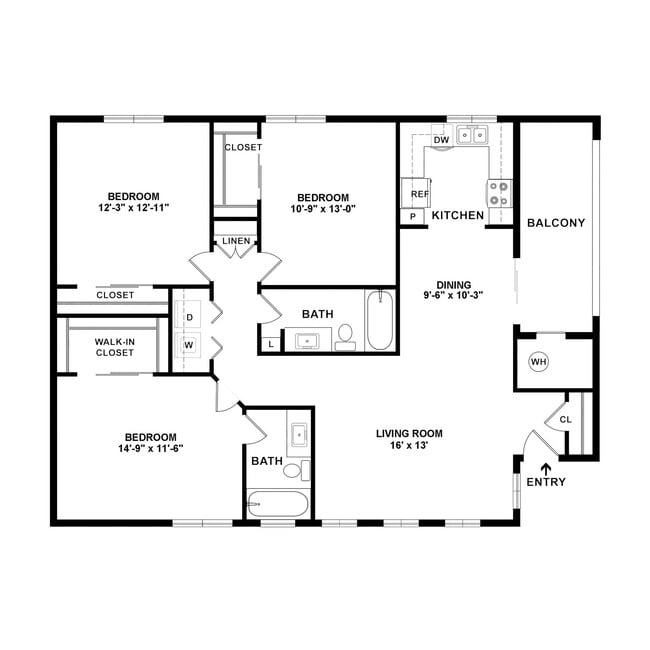 Floorplan - The Falls at Willow Creek