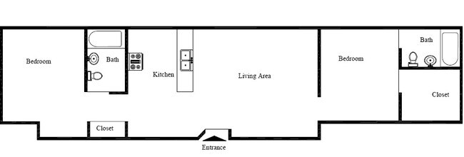 Floorplan - South Towers Harold Way