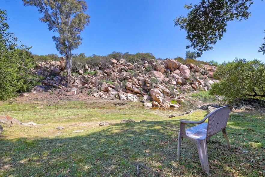 Rock wall in backyard - 22242 Little Klondike Rd