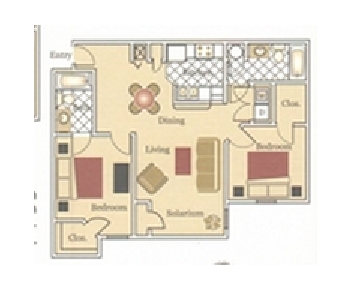 2BR/2BA - Olive Grove Apartment Homes