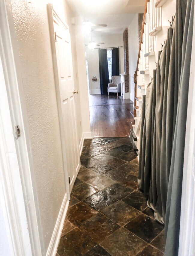 Hallway, under thestairs storage - 2113 Toledano St