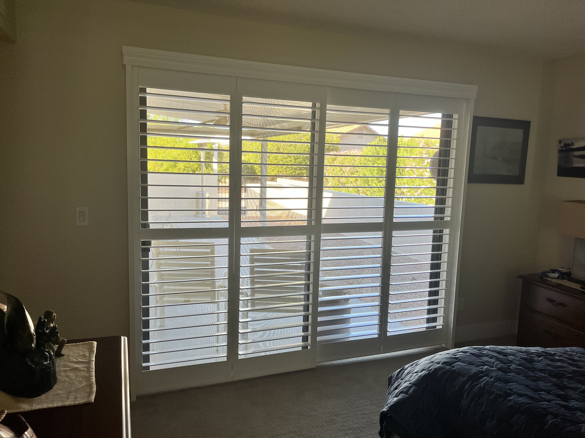 Primary Bedroom with Exit to Back Patio - 1876 Leisure World