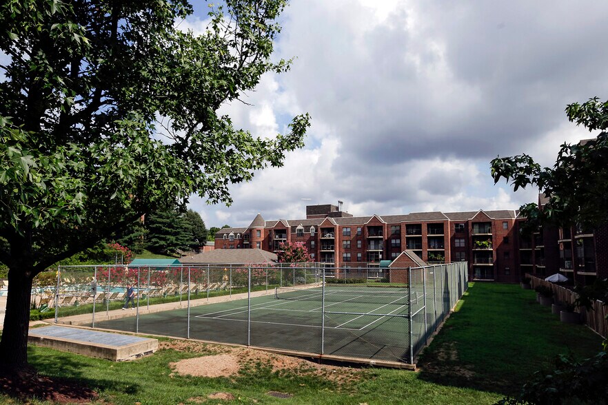 Tennis courts on property - 2100 Langston Blvd