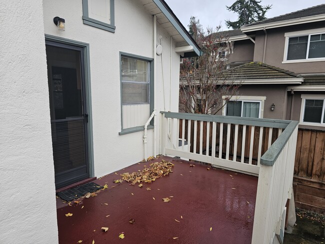 Spacious back porch - 282 Monroe Dr