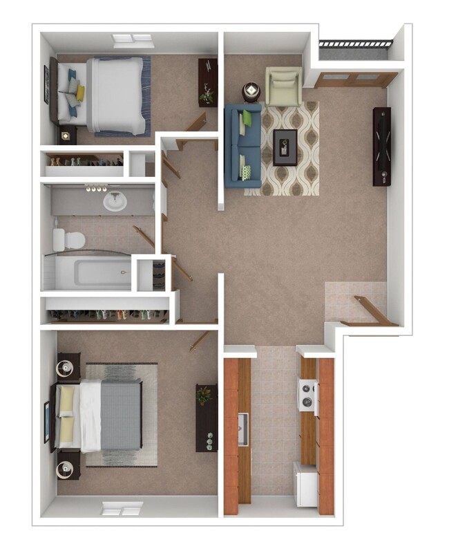 Floorplan - Quail Ridge Apartments