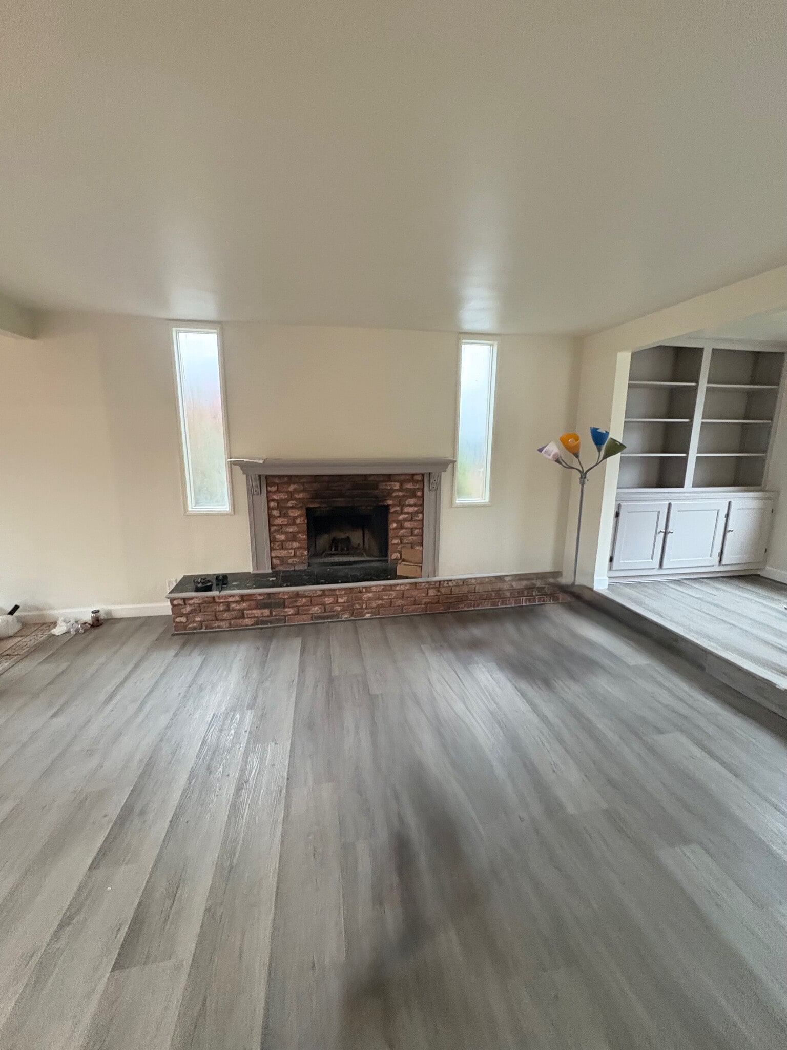 In the living room, across from your fireplace - 23162 Smith Rd