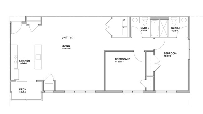 The Oak - 2 Bed / 2 Bath - Alcove at Forest Lane