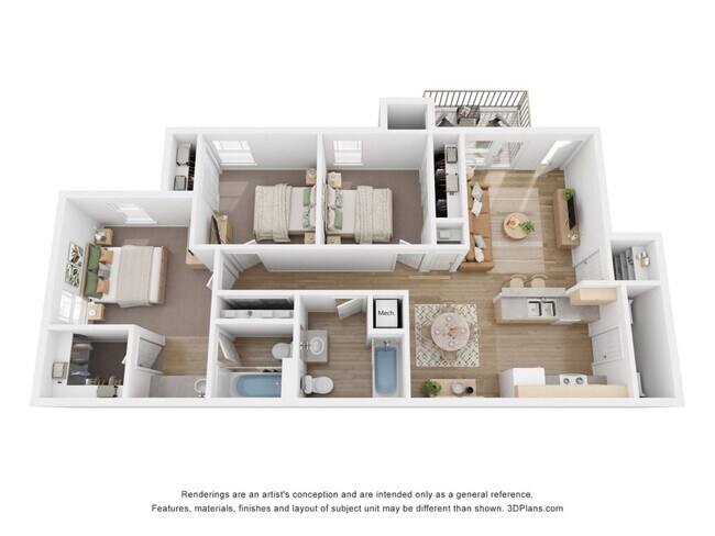 Floorplan - Lakewood Terrace Apartments