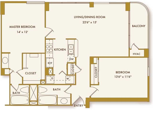 2BR/2BA - Sage Condominiums