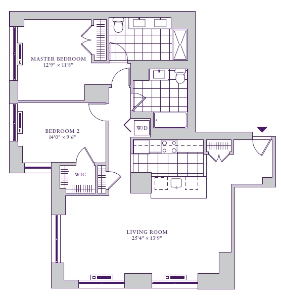 2BR/2BA - 88 Morgan Condominiums