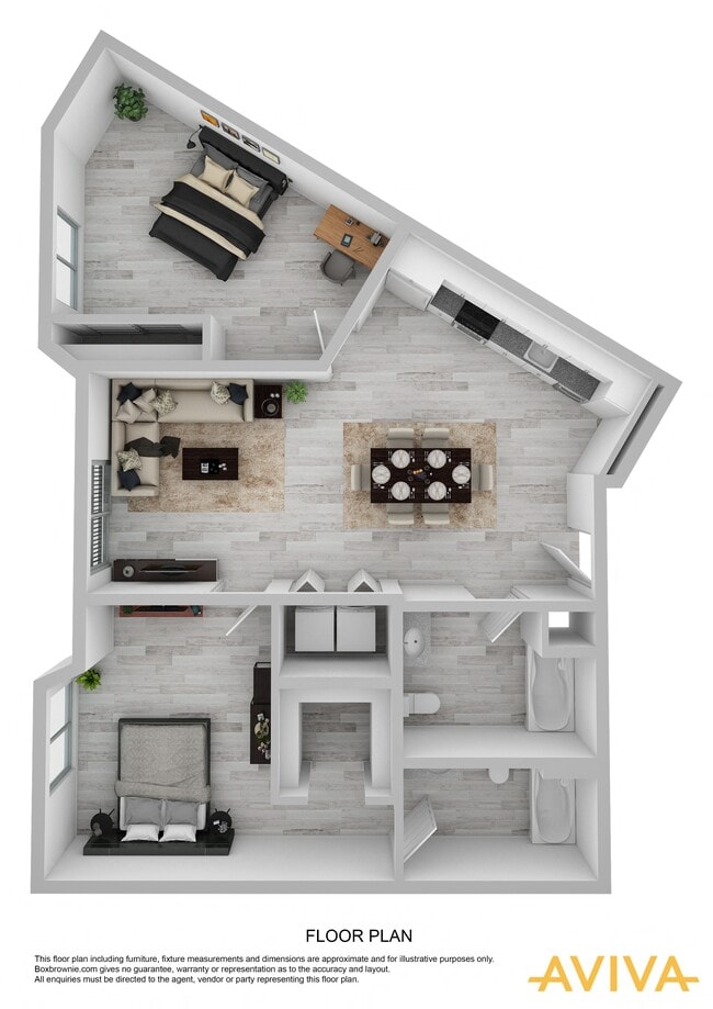 Floorplan - AVIVA Apartments