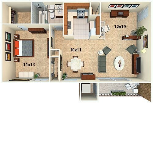 Floorplan - Parkway Apartments