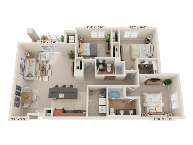 Floorplan - The Carlton at Greenbrier