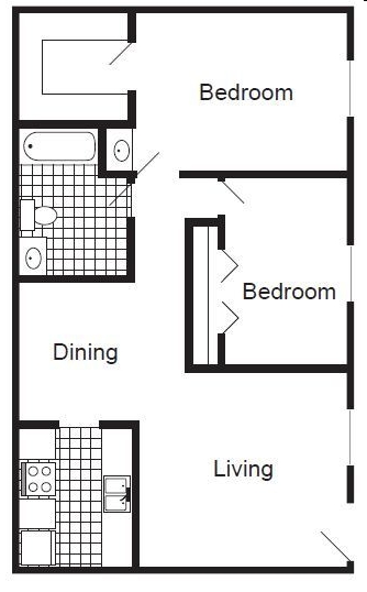 2BR/1BA - Parque De Oro