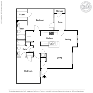 Plan C - River Hills Apartments