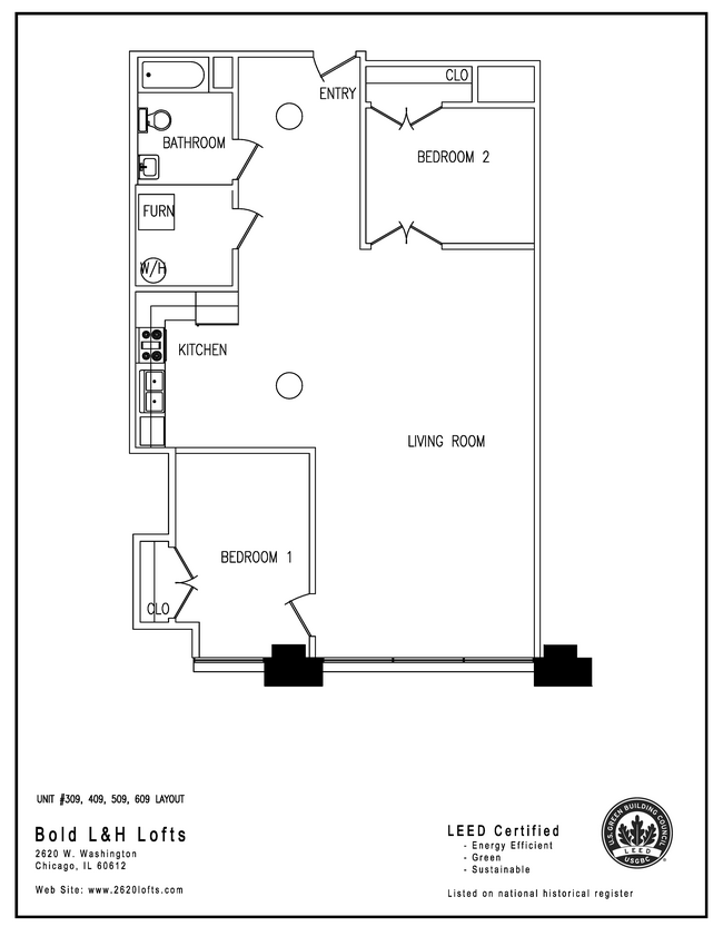 Floorplan - 2620 Lofts