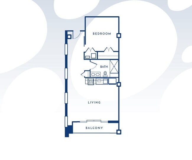 795 sf - The Meridia Apartments