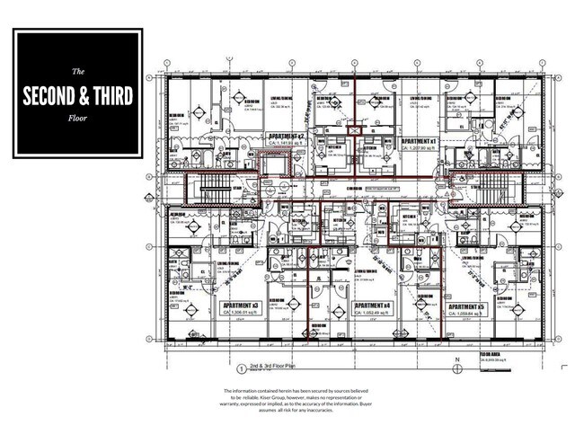 2nd & 3rd Floor Floor Plan - 1244 W Devon Ave