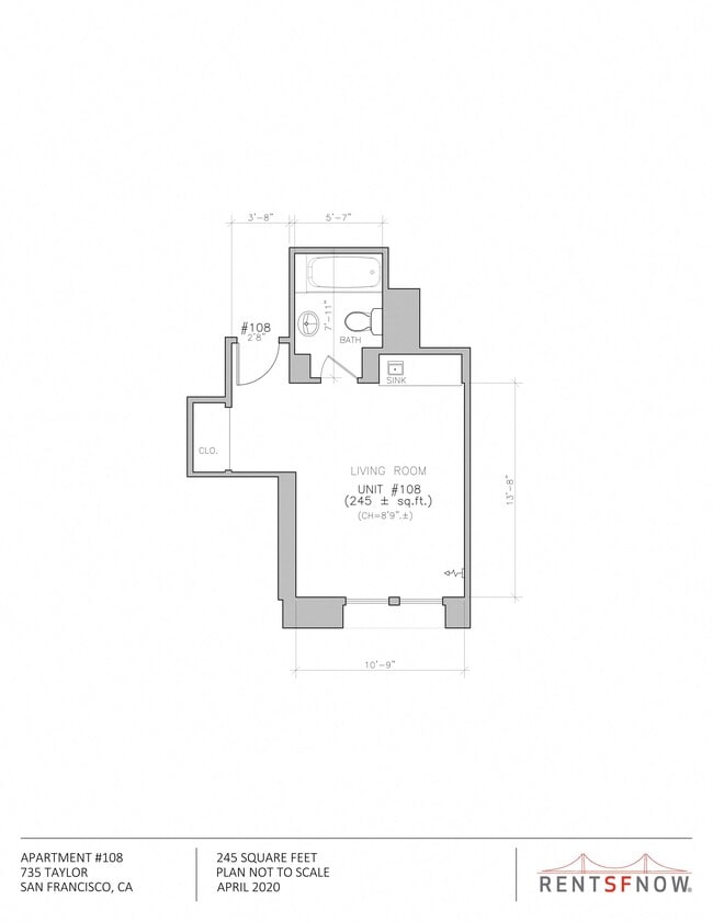 Floorplan - 735 Taylor