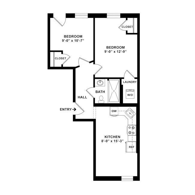 Floorplan - Clearway Apartments