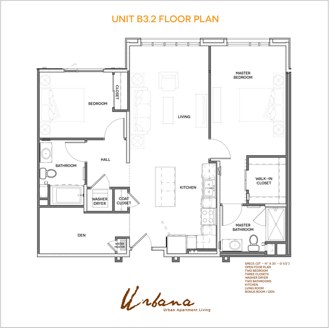 Floorplan - Urbana Chula Vista Luxury Apartments