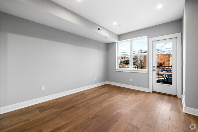 Studio - 655 SF - Living Room - 3315 11th St NW
